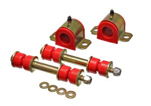 Toyota Pickup Sway Bar Bushing Set - Front - Energy Suspension - Hyper-Flex Polyurethane, 25mm Bar - Red - `95-`00 Toyota Pickup Sway Bar Bushing Set - Front - Energy Suspension - Hyper-Flex Polyurethane, 25mm Bar - Red - `95-`00